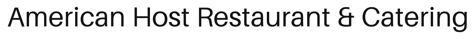 American Host Restaurant & Catering